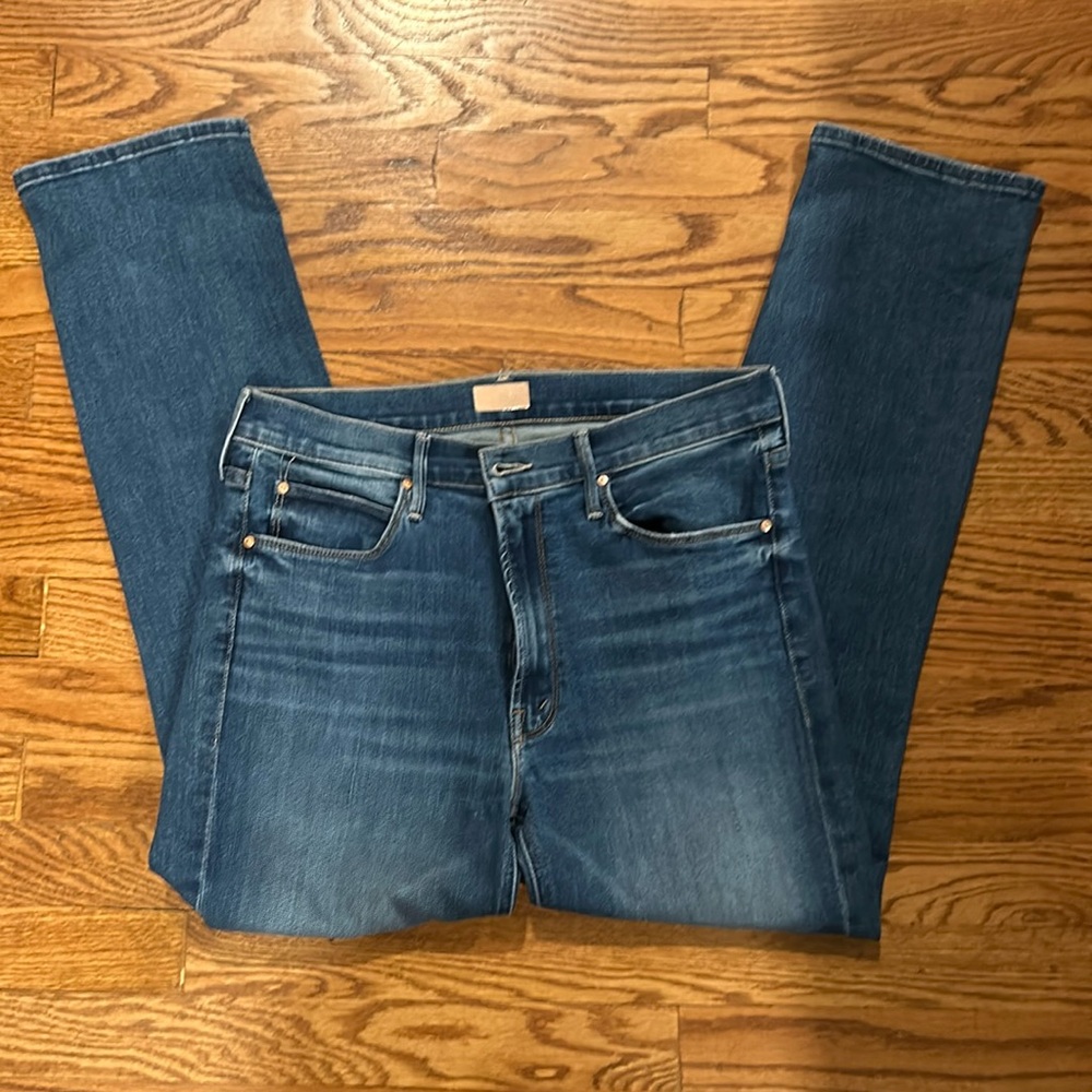 MOTHER The Mid Rise Dazzler Ankle Jean